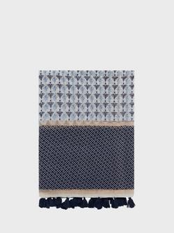 Gerard Darel Dalma Abstract Geometric Scarf, Navy/Multi