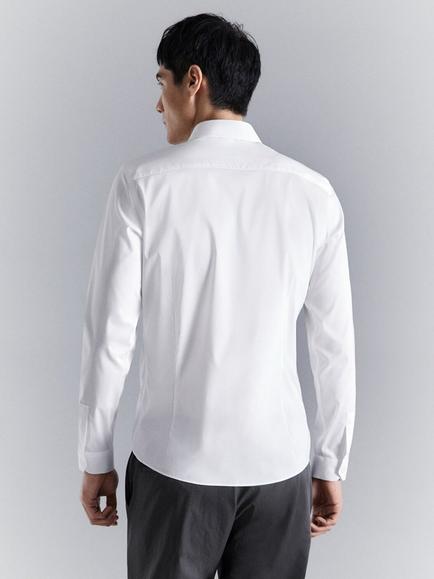 Mango Tailored Shirt, White - view 2, White