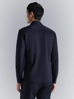 Mango Tailored Stretch Non-Iron Dress Shirt - view 2, Navy