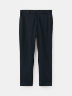 Mango Performance Chino Trousers, Navy, Navy