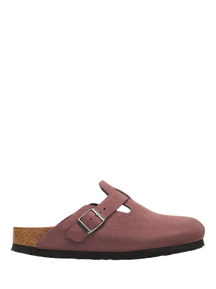 Birkenstock Boston Suede Soft Footbed Clogs, Pepper, Pepper