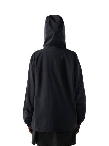 Hunter Packable Water Resistant Rain Jacket - view 2, Black