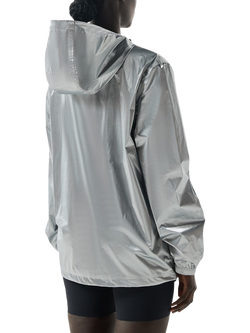 Hunter Packable Water Resistant Rain Jacket, Silver - view 2, Silver