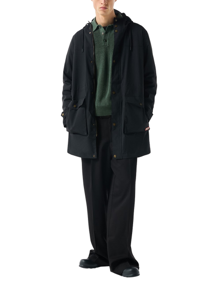 Hunter Lightweight Waterproof Parka - view 2, Black