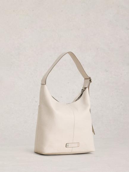 White Stuff Sophia Leather Crossbody Bag, Ivory - view 2, Ivory