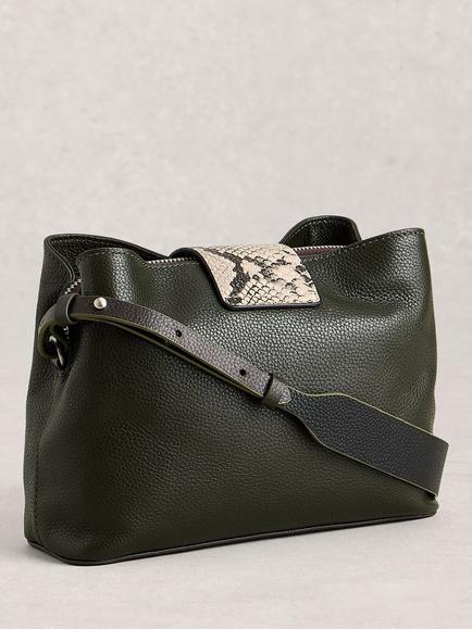 White Stuff Tabby Crossbody Bag, Khaki - view 2, Khaki