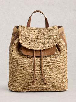 White Stuff Isabel Backpack, Natural, 