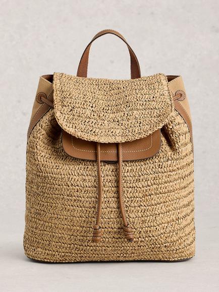 White Stuff Isabel Backpack, Natural, 