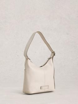 White Stuff Mini Leather Crossbody Bag, Ivory - view 2, Ivory