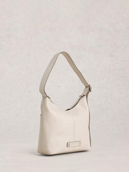 White Stuff Mini Leather Crossbody Bag, Ivory - view 2, Ivory