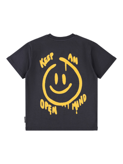 Molo Kids' Riley Short Sleeve Crew T-Shirt, Open Mind - view 2, Open Mind