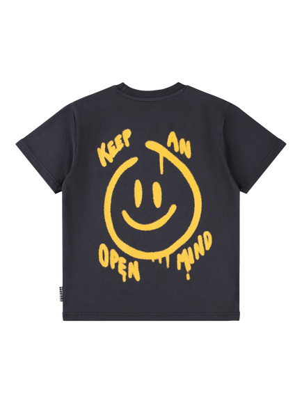 Molo Kids' Riley Short Sleeve Crew T-Shirt, Open Mind - view 2, Open Mind