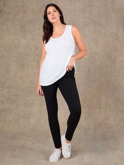 Live Unlimited Round Neck Vest Top, White