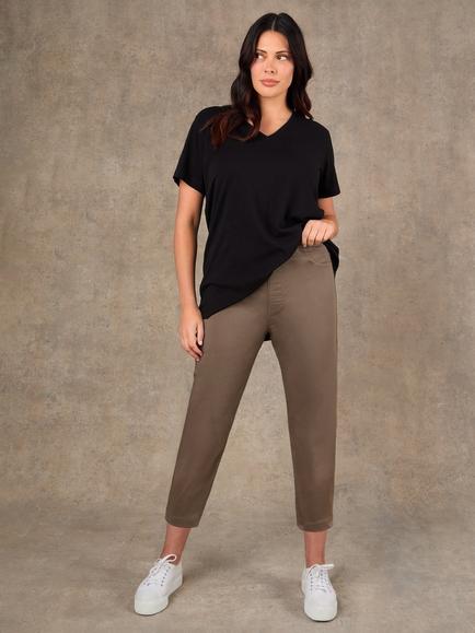 Live Unlimited Petite Cropped Denim Jeggings, Green, Green