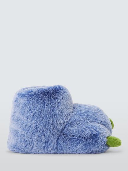 John Lewis Kids' Monster Boot Slippers, Green, Green