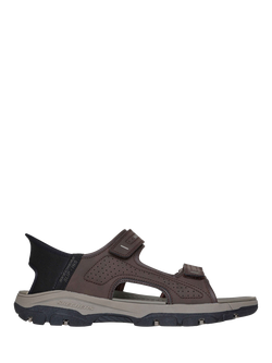 Skechers Hands Free Slip-ins Relaxed Fit Tresmen Reece Trainers, Chocolate