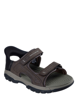 Skechers Hands Free Slip-ins Relaxed Fit Tresmen Reece Trainers - view 2, Chocolate