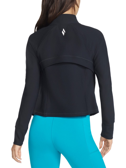 Skechers GO FLEX Wear Rib Jacket, Black - view 2, Black