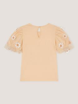 Monsoon Kids' Cotton Bunny Graphic T-Shirt, Yellow - view 2, Yellow