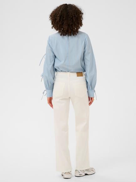 KAFFE Brook High Rise Jeans, Chalk - view 2, Chalk