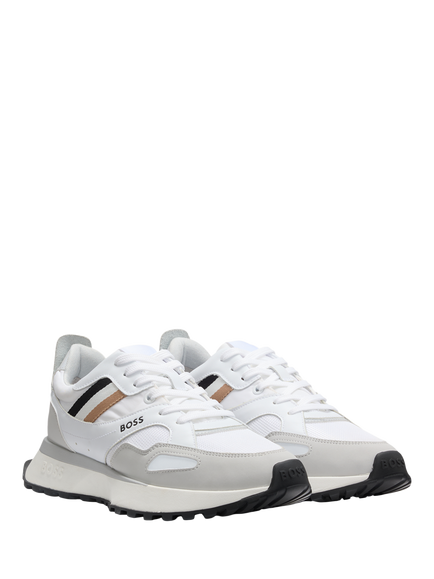 HUGO BOSS Jonah Lace Up Trainers, White - view 2, White