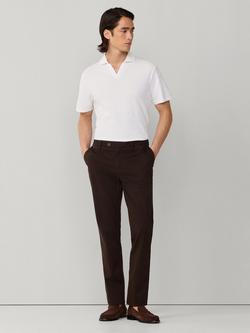 Hackett London Sanderson Classic Fit Chinos - view 2, Ebony Brown