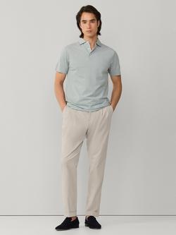 Hackett London Eton Regular Fit Modal Blend Trousers, Taupe Beige - view 2, Taupe Beige