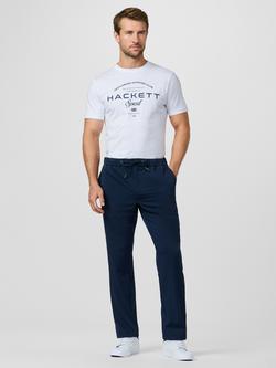 Hackett London Stretch Traveller Trousers, Navy - view 2, Navy