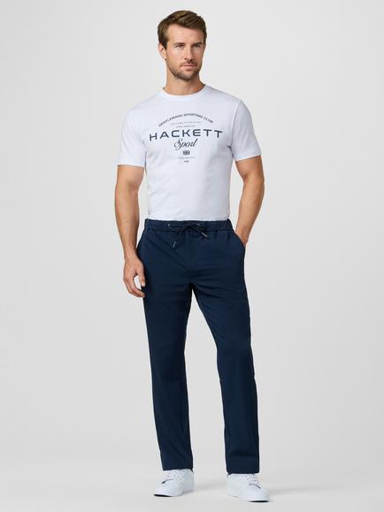 Hackett London Sport Stretch Traveller Trousers, Navy - view 2, Navy