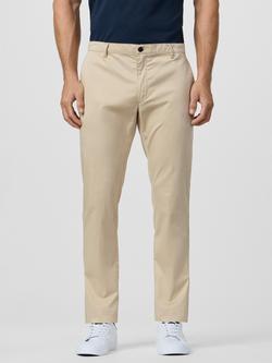 Hackett London Slim Fit Commuter Trousers, Stone Beige, Stone Beige
