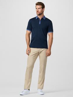 Hackett London Slim Fit Commuter Trousers, Stone Beige - view 2, Stone Beige