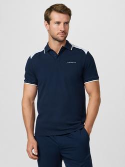 Hackett London Classic Fit Short Sleeve Polo Shirt, Navy