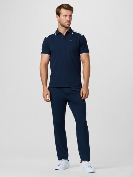 Hackett London Sport Cotton Blend Polo Shirt - view 2, Navy