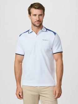 Hackett London Classic Fit Short Sleeve Polo Shirt, Optic White