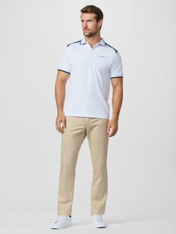 Hackett London Classic Fit Short Sleeve Polo Shirt - view 2, Optic White