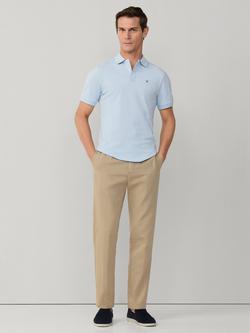 Hackett London Classic Fit Short Sleeve Polo Shirt, Oxford Blue - view 2, Oxford Blue