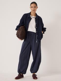 HUSH Melinda Collar Utility Jacket, Midnight Navy - view 2, Midnight Navy