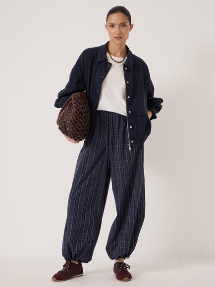 HUSH Melinda Collar Utility Jacket, Midnight Navy - view 2, Midnight Navy