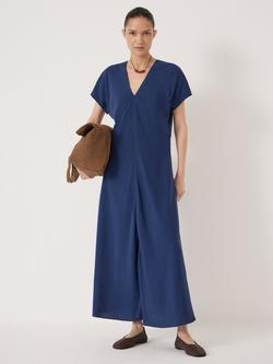 HUSH Grace Air Flow Maxi Dress, Navy Blue, Navy Blue