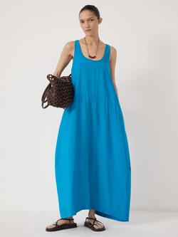 HUSH Liddie Air Flow Maxi Dress containing LENZING™ ECOVERO™ Viscose, Aqua Blue, Aqua Blue