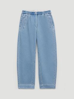 HUSH Super Soft Barrel Leg Jeans, Light Blue Authentic, Light Blue Authentic