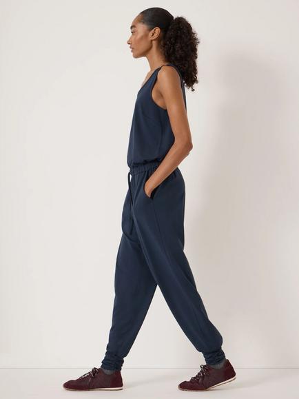 HUSH Alexa Harem Jumpsuit - view 2, Navy Blue