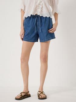 HUSH Betty Pull On Denim Shorts, Authentic Mid Blue