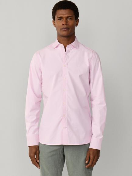 Hackett London Cotton Regular Fit Gingham Check Shirt, Pink