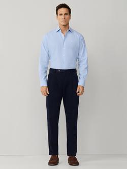 Hackett London Cotton Blend Classic Fit Pimlico Cutaway Collar Shirt - view 2, Light Blue