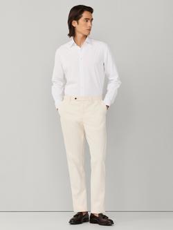 Hackett London Cotton Blend Classic Fit Pimlico Cutaway Collar Shirt - view 2, Optic White