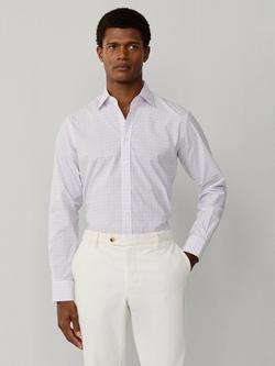 Hackett London Classic Fit Tattersall Poplin Shirt, Baby Pink/Multi