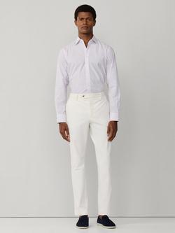 Hackett London Classic Fit Tattersall Poplin Shirt - view 2, Baby Pink/Multi