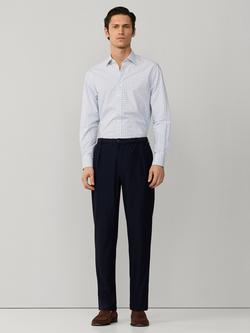 Hackett London Classic Fit Tattersall Poplin Shirt - view 2, Stone Green/Multi