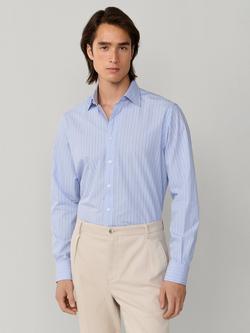 Hackett London Pimlico Collar Classic Fit Long Sleeve Shirt, Summer Blue, Summer Blue